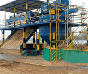 Filter press is used for sand washing wastewater