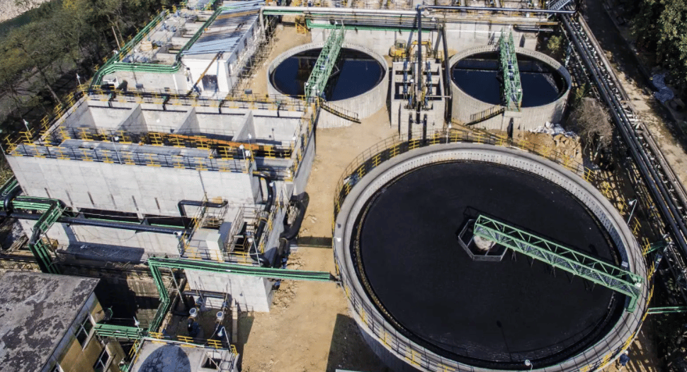 A wastewater treatment plant for industrial wastewater