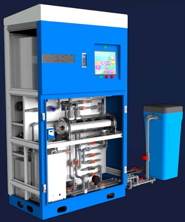 Sodium hypochlorite generator standard configuration model diagram