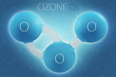 Elemental symbols for the determination of ozone in water