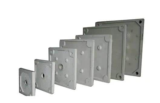 Filter plate, one of the filter press components