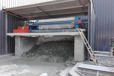 Concrete Slurry Treatment System Filter Press