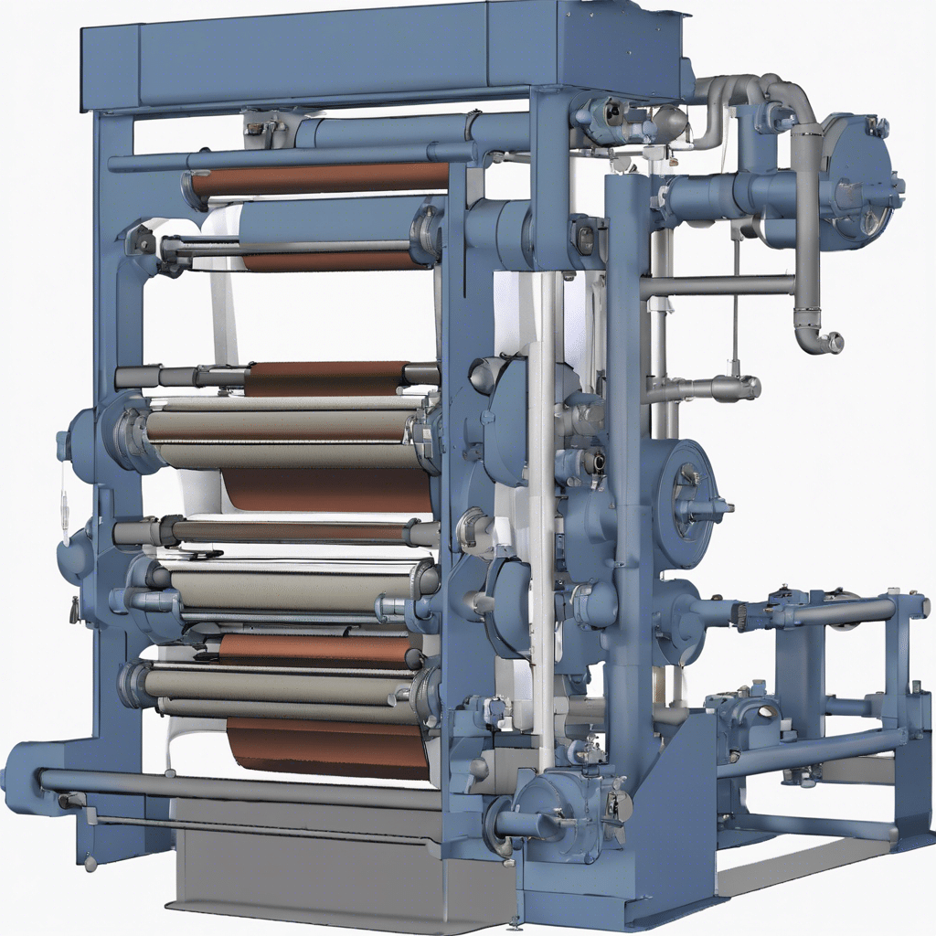 Example diagram of belt and drum for a belt filter press 01