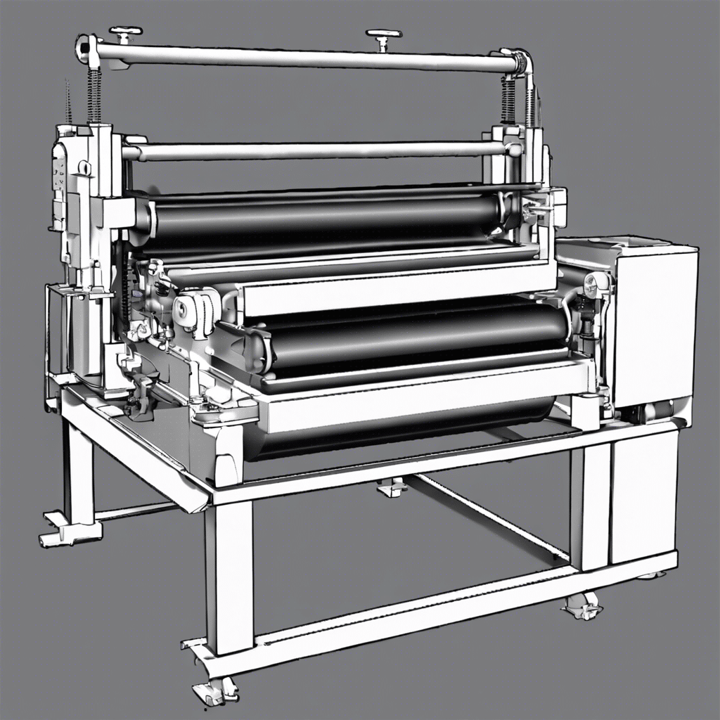 Example diagram of belt and drum for a belt filter press 02