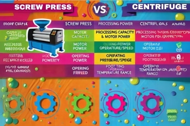 Screw Press vs Centrifuge