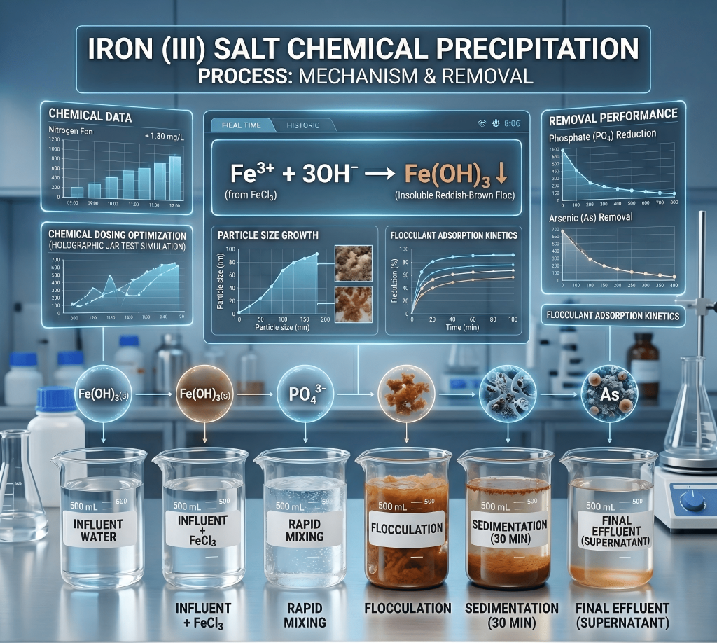 MECHANISM & REMOVALIRON (III) SALT CHEMICAL PRECIPITATION